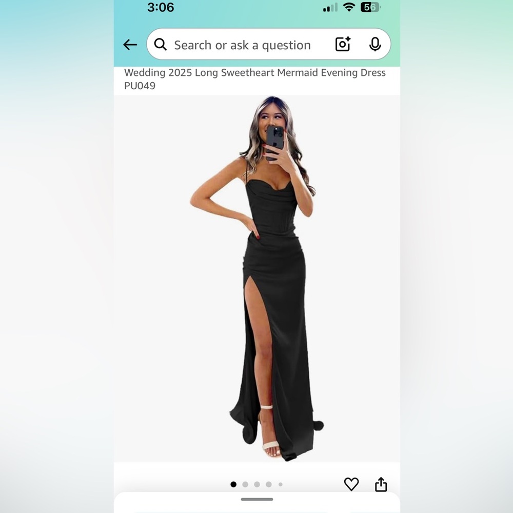 Long corset formal dress